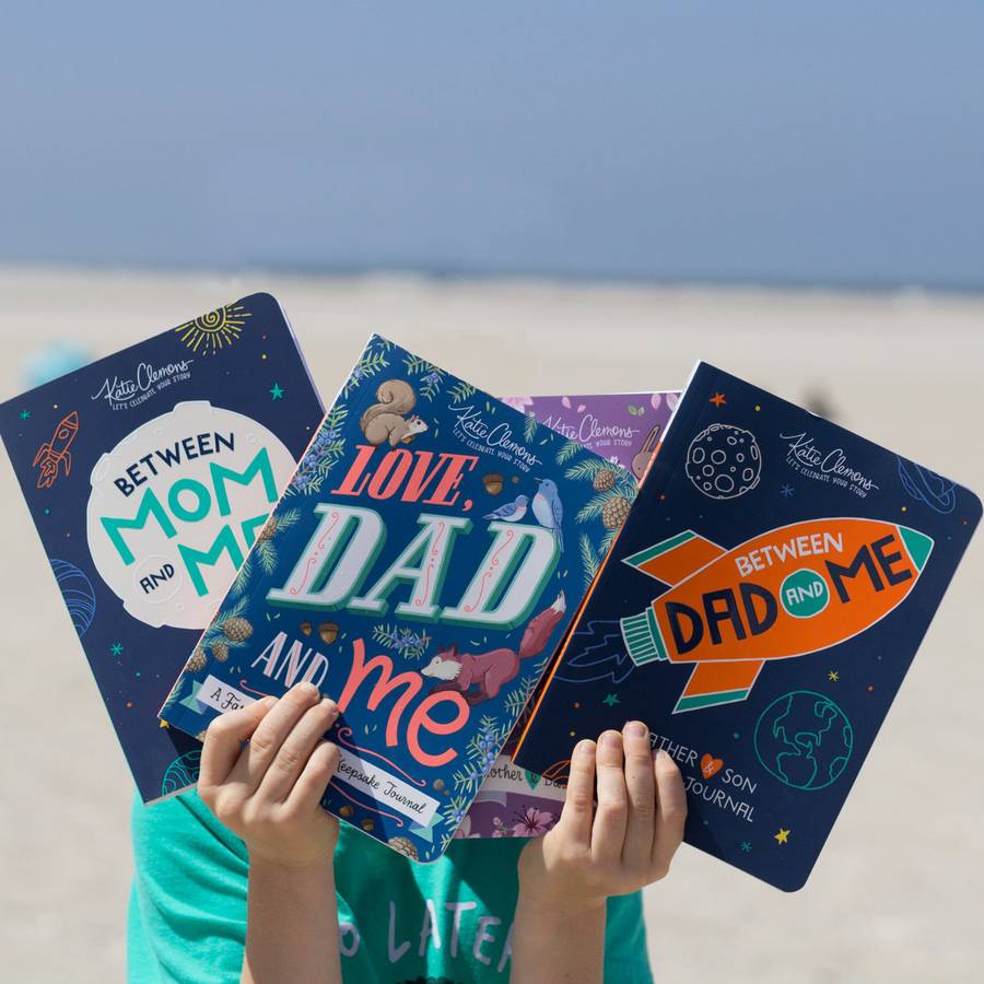 Kid Beach Mother Father Daughter Son Journals Summer Square